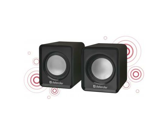 Акустическая система Defender SPK 22 2х2,5W USB black (65503), изображение 2 Акустическая система Defender SPK 22 2х2,5W USB black (65503), изображение 2
