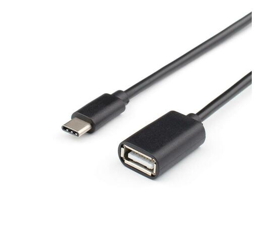 Дата кабель OTG USB 2.0 AF to Type-C 0.1m Atcom (14716), изображение 2 Дата кабель OTG USB 2.0 AF to Type-C 0.1m Atcom (14716), изображение 2