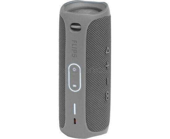 Акустична система JBL Flip 5 Grey (JBLFLIP5GRY), зображення 4 Акустична система JBL Flip 5 Grey (JBLFLIP5GRY), зображення 4