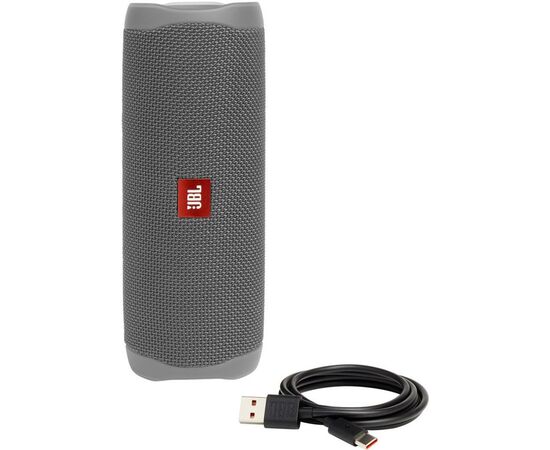 Акустична система JBL Flip 5 Grey (JBLFLIP5GRY), зображення 5 Акустична система JBL Flip 5 Grey (JBLFLIP5GRY), зображення 5