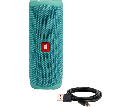 Акустична система JBL Flip 5 Teal (JBLFLIP5TEAL), зображення 5 Акустична система JBL Flip 5 Teal (JBLFLIP5TEAL), зображення 5