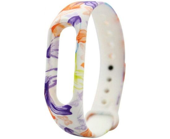 Ремешок для фитнес браслета Armorstandart для Xiaomi Mi Band 4/3 Violet Flower (ARM52068)