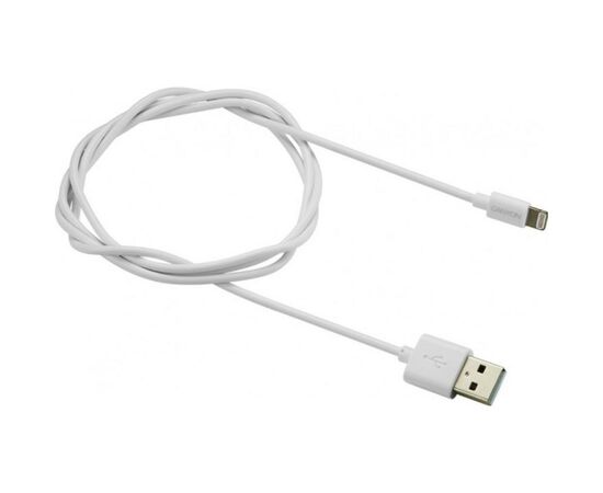Дата кабель USB 2.0 AM to Lightning 1.0m MFI Canyon (CNS-MFICAB01W)