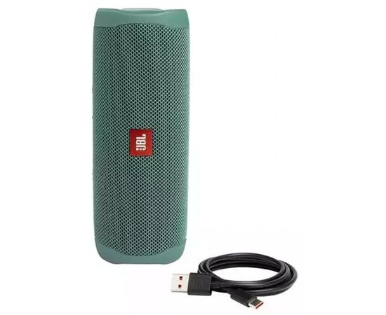 Акустична система JBL Flip 5 Eco Edition Forest Green (JBLFLIP5ECOGRN), зображення 5 Акустична система JBL Flip 5 Eco Edition Forest Green (JBLFLIP5ECOGRN), зображення 5