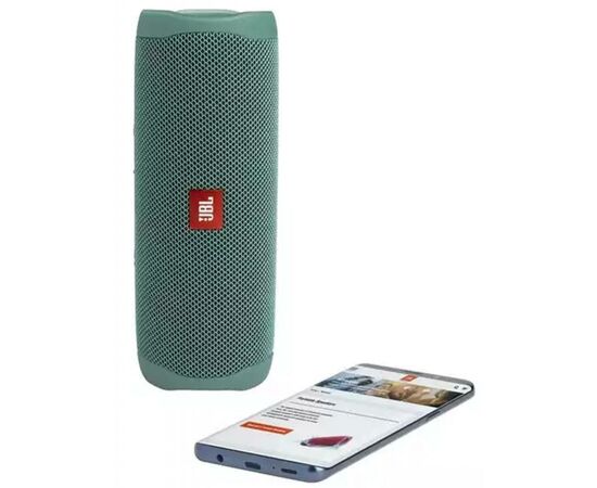 Акустична система JBL Flip 5 Eco Edition Forest Green (JBLFLIP5ECOGRN), зображення 6 Акустична система JBL Flip 5 Eco Edition Forest Green (JBLFLIP5ECOGRN), зображення 6