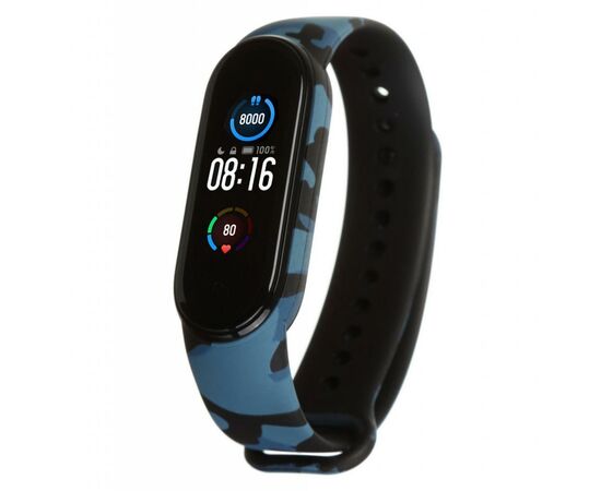 Ремінець до фітнес браслета Armorstandart для Xiaomi Mi Band 5 Khaki Blue (ARM57016)
