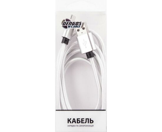 Дата кабель Dengos NTK-M-DL-WHITE, изображение 2 Дата кабель Dengos NTK-M-DL-WHITE, изображение 2