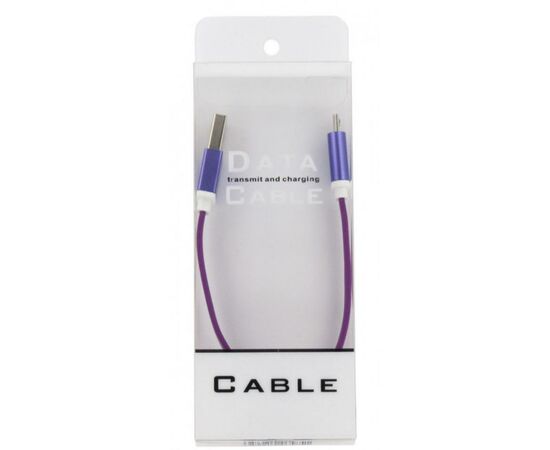 Дата кабель Dengos PLS-M-SHRT-PLSK-PURPLE, изображение 2 Дата кабель Dengos PLS-M-SHRT-PLSK-PURPLE, изображение 2