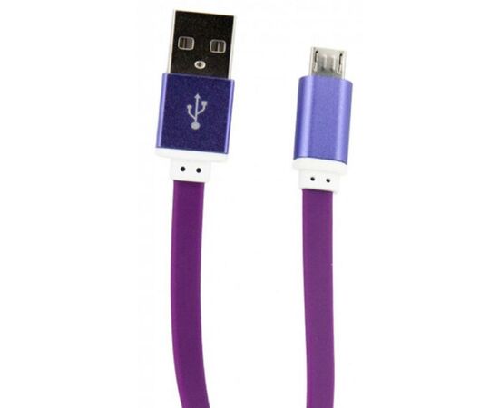 Дата кабель Dengos PLS-M-SHRT-PLSK-PURPLE