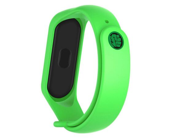 Ремешок для фитнес браслета Armorstandart Superhero Edition для Xiaomi Mi Band 5 Hulk Green (ARM57069)