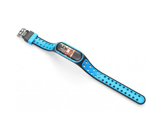 Ремінець до фітнес браслета BeCover Colour Style для Xiaomi Mi Smart Band 5 Black-Blue (705154), зображення 2