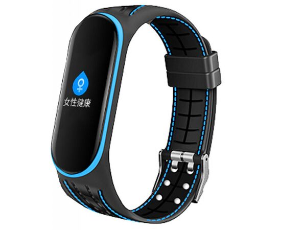 Ремешок для фитнес браслета BeCover Lattice Style для Xiaomi Mi Smart Band 5 Blue (705159)