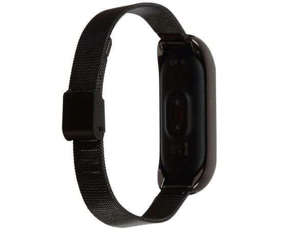 Ремешок для фитнес браслета BeCover Metal для Xiaomi Mi Smart Band 5 Black (705146), изображение 3 Ремешок для фитнес браслета BeCover Metal для Xiaomi Mi Smart Band 5 Black (705146), изображение 3