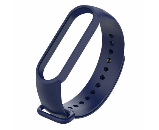 Ремінець до фітнес браслета BeCover Silicone для Xiaomi Mi Smart Band 5 Deep Blue (705065), зображення 2