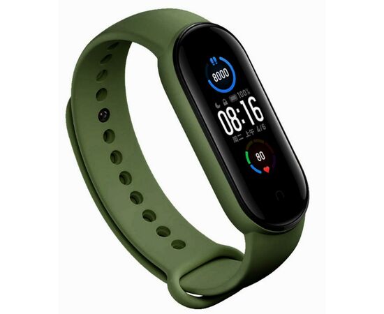 Ремінець до фітнес браслета BeCover Silicone для Xiaomi Mi Smart Band 5 Khaki (705068)