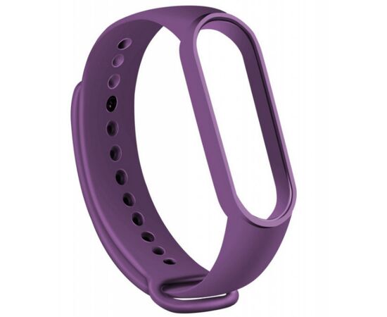 Ремешок для фитнес браслета BeCover Silicone для Xiaomi Mi Smart Band 5 Purple (705070), изображение 2 Ремешок для фитнес браслета BeCover Silicone для Xiaomi Mi Smart Band 5 Purple (705070), изображение 2