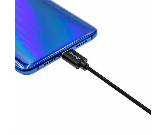 Дата кабель USB 2.0 AM to Lightning Magnet Grand-X (MG-01L), зображення 4 Дата кабель USB 2.0 AM to Lightning Magnet Grand-X (MG-01L), зображення 4