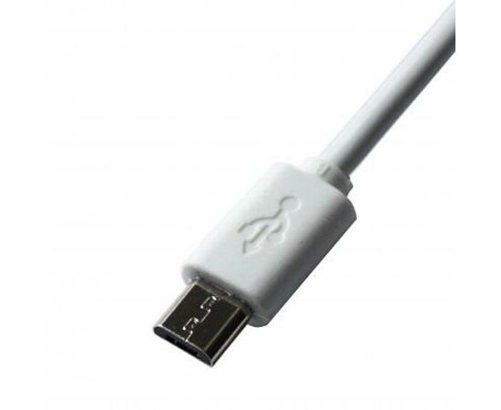 Дата кабель USB 2.0 AM to Micro 5P 1.5m white Grand-X (PM015W), изображение 2