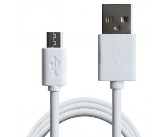 Дата кабель USB 2.0 AM to Micro 5P 1.5m white Grand-X (PM015W), изображение 4
