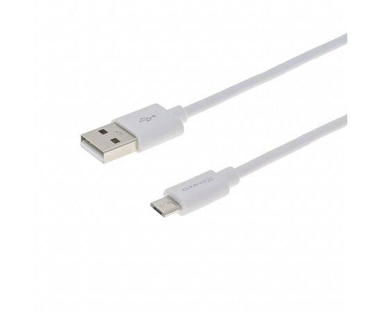 Дата кабель USB 2.0 AM to Micro 5P 2.5m white Grand-X (PM025W), зображення 2 Дата кабель USB 2.0 AM to Micro 5P 2.5m white Grand-X (PM025W), зображення 2