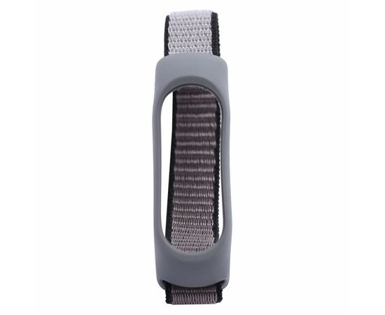 Ремешок для фитнес браслета XoKo Nylon для Xiaomi Mi Smart Band 5 Grey (XK-NLN5-GR), изображение 2 Ремешок для фитнес браслета XoKo Nylon для Xiaomi Mi Smart Band 5 Grey (XK-NLN5-GR), изображение 2