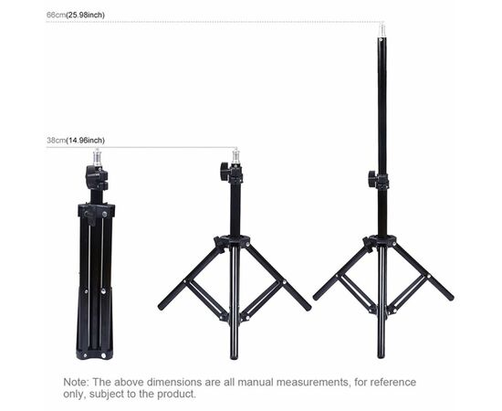 Набор блогера Puluz Ring USB LED lamp 6.2"+ tripod 0.7m (PKT3037), изображение 2 Набор блогера Puluz Ring USB LED lamp 6.2"+ tripod 0.7m (PKT3037), изображение 2