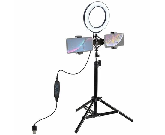 Набор блогера Puluz Ring USB LED lamp 6.2"+ tripod 0.7m (PKT3037)