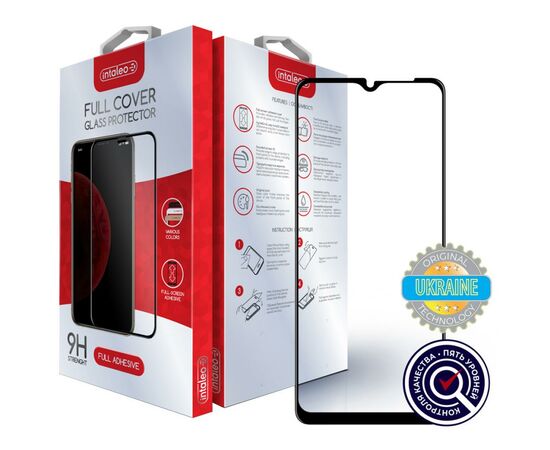Стекло защитное Intaleo Full Glue для Samsung A12 black (1283126509490)