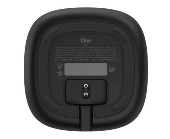 Акустическая система Sonos One (Gen2) Black (ONEG2EU1BLK), изображение 6 Акустическая система Sonos One (Gen2) Black (ONEG2EU1BLK), изображение 6