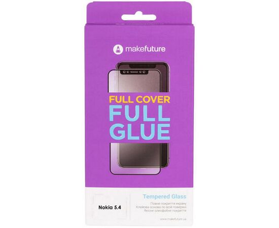 Стекло защитное MakeFuture Nokia 5.4 Full Cover Full Glue (MGF-N54)