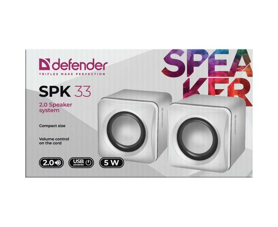 Акустическая система Defender SPK 33 White (65631), изображение 3 Акустическая система Defender SPK 33 White (65631), изображение 3