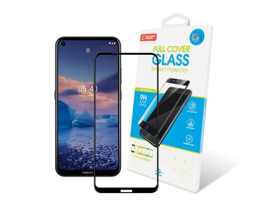 Стекло защитное Global Full Glue Nokia 5.4 black (1283126510717)