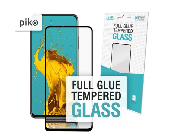 Скло захисне Piko Full Glue Xiaomi Mi 10T Lite black (1283126509650)