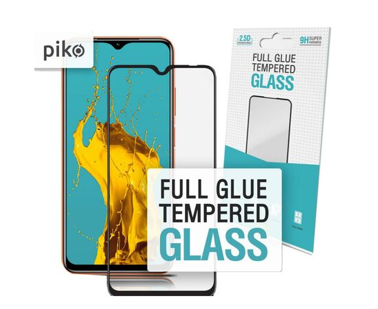 Скло захисне Piko Full Glue Xiaomi Redmi 9T black (1283126510366)