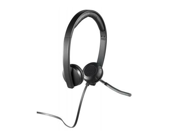 Наушники Logitech H650e Dual USB Wired Headset (981-000519), изображение 3 Наушники Logitech H650e Dual USB Wired Headset (981-000519), изображение 3