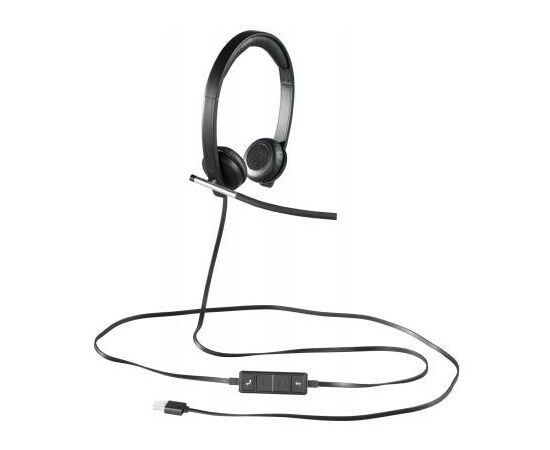 Наушники Logitech H650e Dual USB Wired Headset (981-000519), изображение 4 Наушники Logitech H650e Dual USB Wired Headset (981-000519), изображение 4
