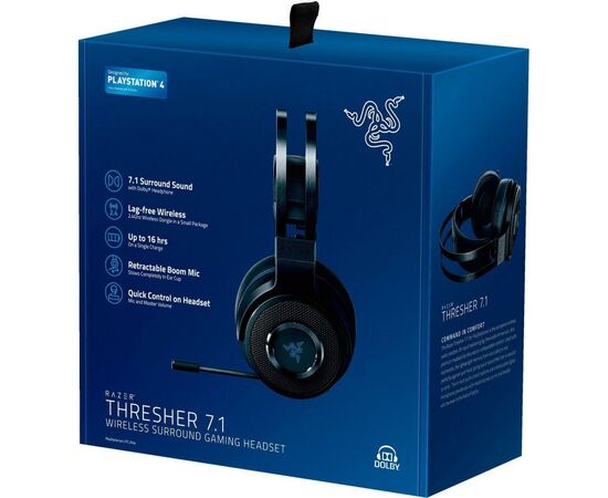 Наушники Razer Thresher 7.1 Wireless (RZ04-02230100-R3M1), изображение 9 Наушники Razer Thresher 7.1 Wireless (RZ04-02230100-R3M1), изображение 9