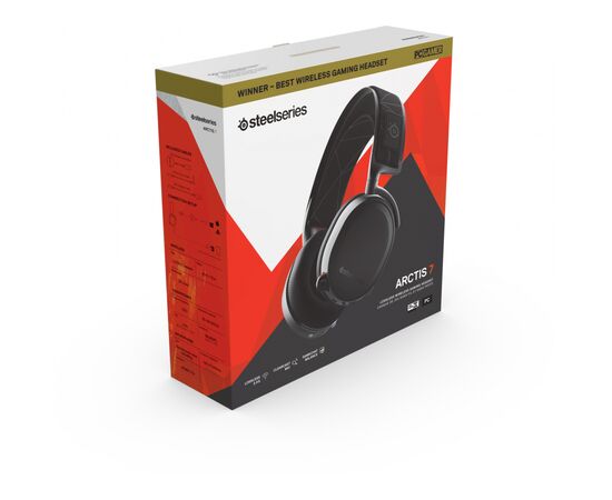 Наушники SteelSeries Arctis 7 Black 2019 Edition (61505), изображение 5 Наушники SteelSeries Arctis 7 Black 2019 Edition (61505), изображение 5