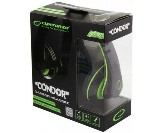 Наушники Esperanza EGH300B Green (EGH300G), изображение 4 Наушники Esperanza EGH300B Green (EGH300G), изображение 4