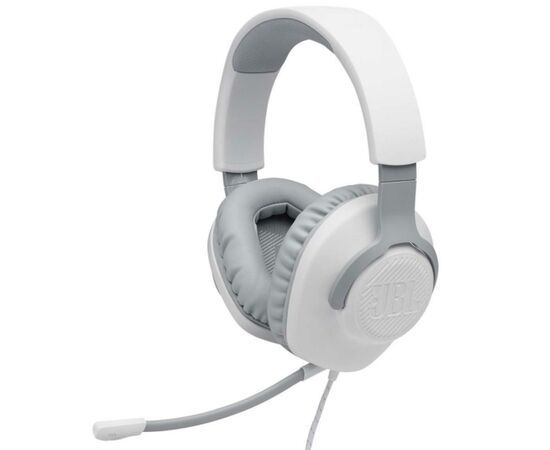 Наушники JBL Quantum 100 White (JBLQUANTUM100WHT), изображение 4 Наушники JBL Quantum 100 White (JBLQUANTUM100WHT), изображение 4