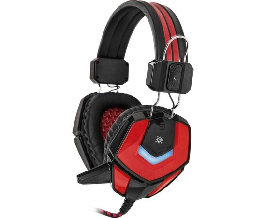 Навушники Defender Ridley Red-Black (64542), зображення 2 Навушники Defender Ridley Red-Black (64542), зображення 2