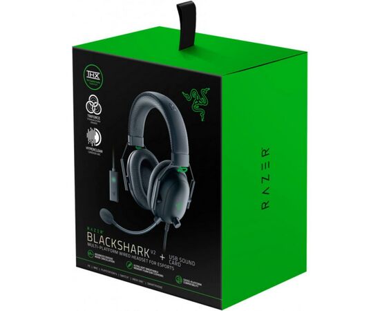 Наушники Razer Blackshark V2 Black (RZ04-03230100-R3M1), изображение 5 Наушники Razer Blackshark V2 Black (RZ04-03230100-R3M1), изображение 5