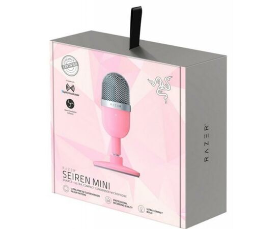 Микрофон Razer Seiren mini Quartz (RZ19-03450200-R3M1), изображение 4 Микрофон Razer Seiren mini Quartz (RZ19-03450200-R3M1), изображение 4