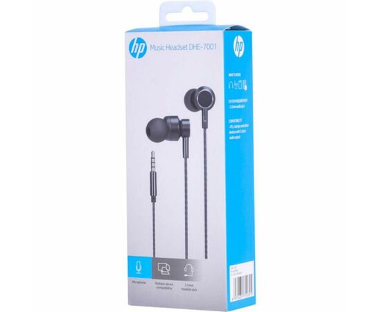 Наушники HP DHE-7001 Headset Black (DHE-7001), изображение 4 Наушники HP DHE-7001 Headset Black (DHE-7001), изображение 4