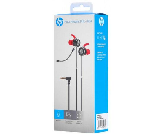 Наушники HP DHE-7004RD Gaming Headset Red (DHE-7004RD), изображение 5 Наушники HP DHE-7004RD Gaming Headset Red (DHE-7004RD), изображение 5