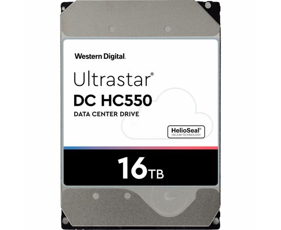 Жесткий диск 3.5" 16TB Ultrastar DC HC550 WD (WUH721816ALE6L4)