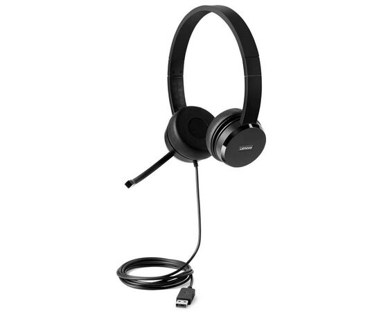 Наушники Lenovo 100 Stereo USB Headset (4XD0X88524), изображение 4 Наушники Lenovo 100 Stereo USB Headset (4XD0X88524), изображение 4