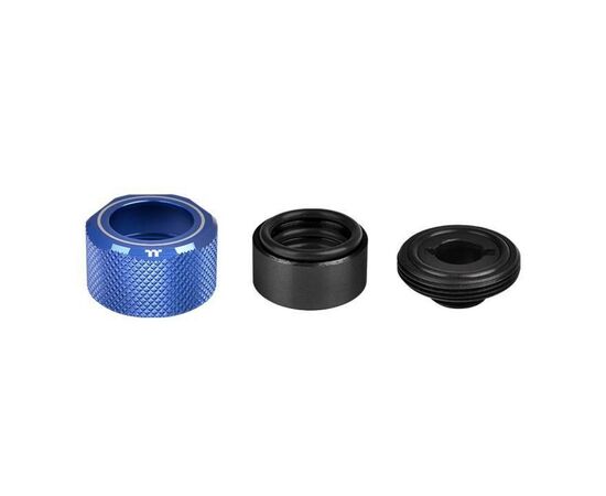 Фітинг для СВО ThermalTake Pacific C-Pro G1/4 PETG 16mm OD Fitting Kit - Blue (CL-W210-CU00BU-B), зображення 2 Фітинг для СВО ThermalTake Pacific C-Pro G1/4 PETG 16mm OD Fitting Kit - Blue (CL-W210-CU00BU-B), зображення 2