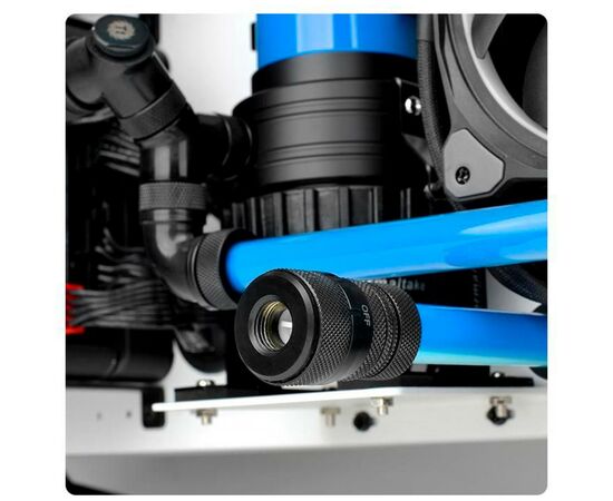 Фитинг для СВО ThermalTake Pacific Drain Valve - Balck (CL-W087-CU00BL-A), изображение 4 Фитинг для СВО ThermalTake Pacific Drain Valve - Balck (CL-W087-CU00BL-A), изображение 4