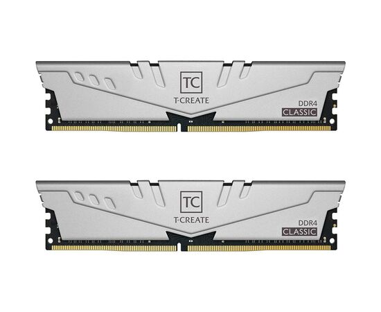 Модуль пам'яті для комп'ютера DDR4 16GB (2x8GB) 2666 MHz T-Create Classic 10L Gray Team (TTCCD416G2666HC19DC01)